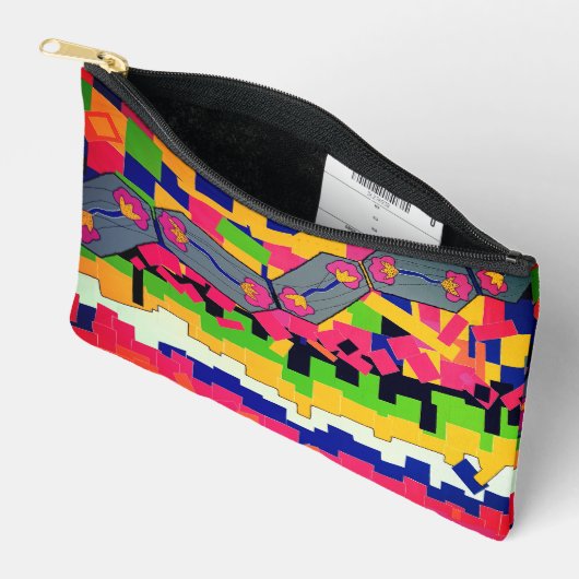 Bright pattern アクセサリーポーチ (見開き)