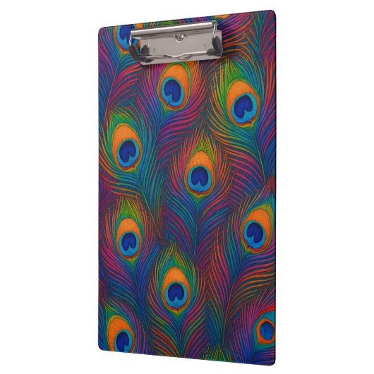 Bright Peacock Feathers クリップボード (左)