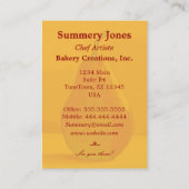 Bright Pear Biz Card 名刺 (裏面)