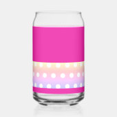 Bright Pink and Pola Dots  ガラス缶 (裏面)