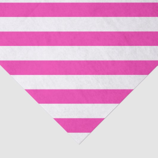 Bright Pink and White Striped 薄葉紙 (詳細)