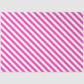 Bright Pink and White Striped 薄葉紙 (正面)