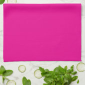 Bright Pink Kitchen Towel キッチンタオル (折り畳み)