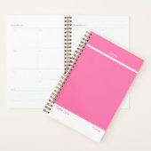 Bright Pink Minimalist Planner プランナー手帳 (ディスプレー)