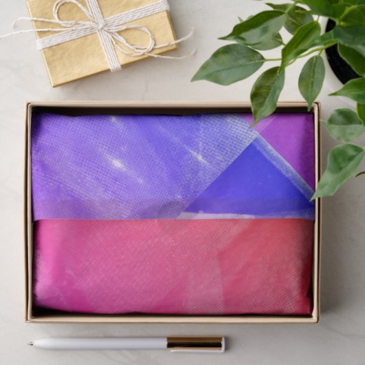 Bright pink red blue abstract beautiful design 薄葉紙 (ギフト)