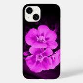 Bright Pink Tropical Flowers Case-Mate iPhoneケース (裏面)