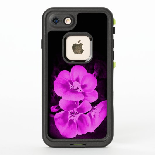 Bright Pink Tropical Flowers Life Proof Phone Case LifeProof iPhoneケース (裏面)