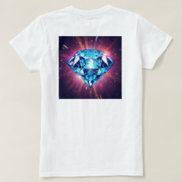 Bright Pixelated Diamond  Tシャツ