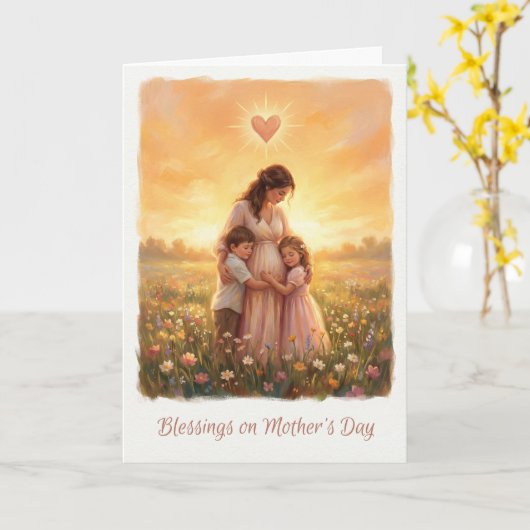 Bright Polestar Mother's Day Card カード (黄色い花)
