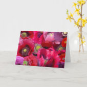 Bright Poppy  カード (黄色い花)