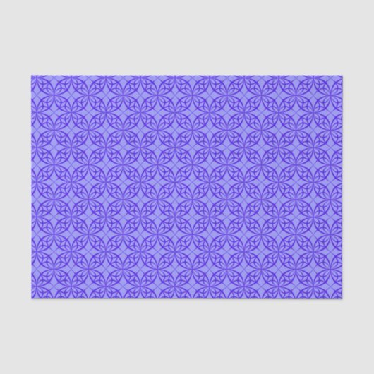 Bright Purple Filigree Pattern 薄葉紙 (正面)