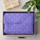 Bright Purple Filigree Pattern 薄葉紙 (ギフト)