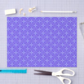 Bright Purple Filigree Pattern 薄葉紙 (クラフト)