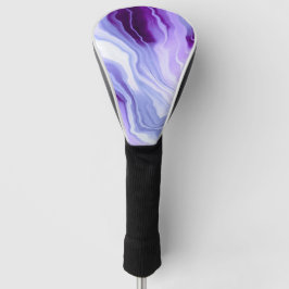 Bright purple marbling ゴルフヘッドカバー