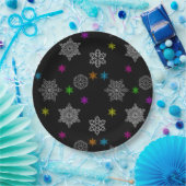 Bright Rainbowパーティープレート- set 2 ペーパープレート (パーティー)