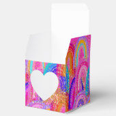 Bright Rainbow 6th Birthday Thank you Favor Box フェイバーボックス (オープン)