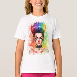 Bright Rainbow by Natasha Us Tシャツ