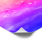 bright rainbow poster depicting a faint wave ポスター (コーナー)