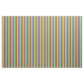 Bright Rainbow Stripes Pattern ファブリック (ヤード)