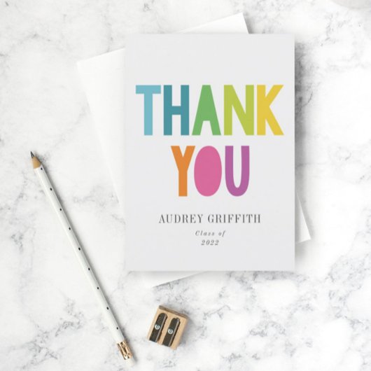 Bright Rainbow Type Grad 2022ポストカード ポストカード