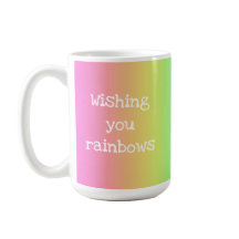 Bright Rainbow "Wishing You Rainbows"マグカップ
