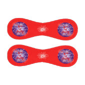 Bright Red 4th of 7月花火大会お祝い 野球ボール (パネル)