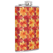 BRIGHT RED AND ORANGE FALL AUTUMN LEAVES フラスク (右)