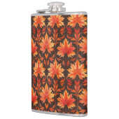 BRIGHT RED AND ORANGE FALL AUTUMN LEAVES フラスク (左)
