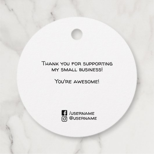 Bright Red I loveハート手作りネームカスタム フェイバータグ (裏面)