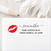 Bright Red Lipstick ラベル (インサイチュ)