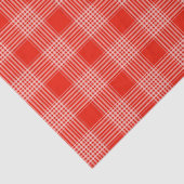 Bright Red Plaid Pattern 薄葉紙 (詳細)