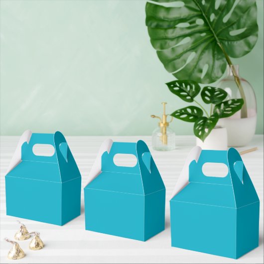Bright Rich Sky Blue Favor Boxes フェイバーボックス (複数)