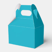 Bright Rich Sky Blue Favor Boxes フェイバーボックス (裏面サイド)