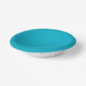 Bright Rich Sky Blue Paper Bowls ペーパーボウル (傾斜あり)