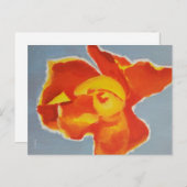 Bright Rose Sympathy Card ポストカード (正面/裏面)