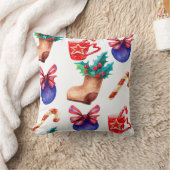 Bright, seamless New Year's pattern of candies, ba クッション (ブランケット)