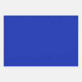 Bright Shades of Blue & White Plaid ラッピングペーパーシート (正面2)