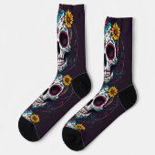 Bright Socks スカル柄 0037649 ソックス (左)