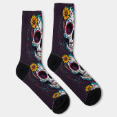 Bright Socks スカル柄 0037649 ソックス (右)