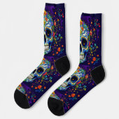Bright Socks スカル柄 0037715 ソックス (左)