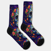 Bright Socks スカル柄 0037715 ソックス (右)
