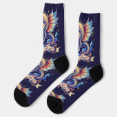 Bright Socks ドラゴン昇天 0044072 ソックス (左)