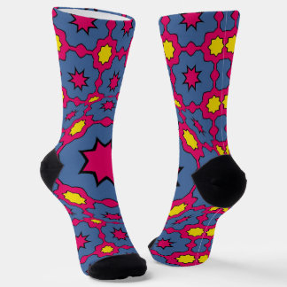 Bright Socks フラクタル シームレス パターン 0041979 ソックス