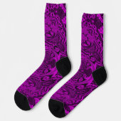 Bright Socks フラクタル シームレス パターン 0041993 ソックス (左)