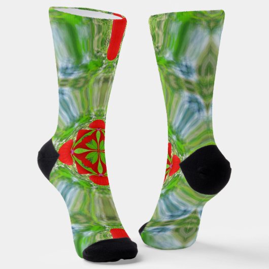 Bright Socks フラクタル シームレス パターン 0042002 ソックス (傾斜あり)