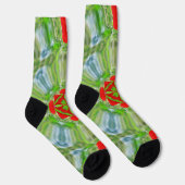 Bright Socks フラクタル シームレス パターン 0042002 ソックス (右)