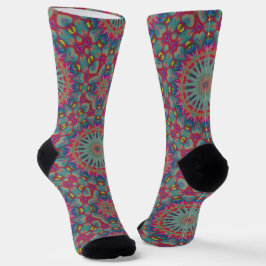 Bright Socks フラクタル シームレス パターン 0042003 ソックス