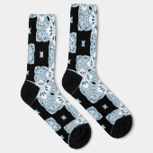 Bright Socks フラクタル シームレス パターン 0042008 ソックス (右)