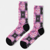 Bright Socks フラクタル シームレス パターン 0042009 ソックス (左)