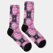Bright Socks フラクタル シームレス パターン 0042009 ソックス (右)